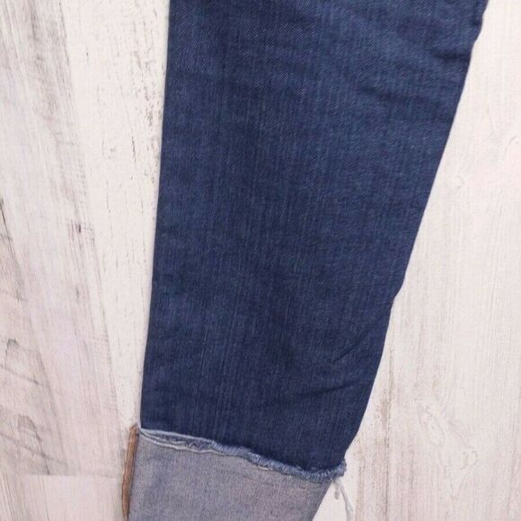 LOFT Size 4 Original Straight Cuffed Jeans - Picture 10 of 12